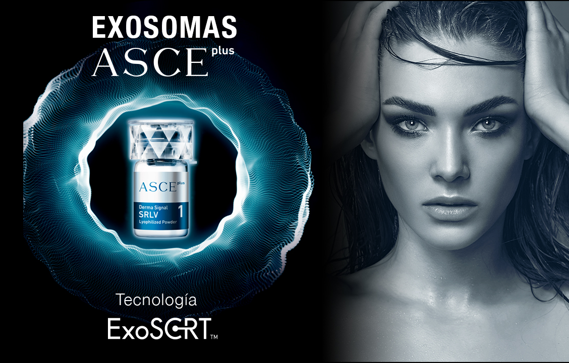 Exosomas ASCE Plus SRLV 5.000 Millones de Exosomas solución diferenciada triple A+ para varios problemas de la piel antiaging, dermatitis, antiinflamacion, lifting, cicatrices, botox