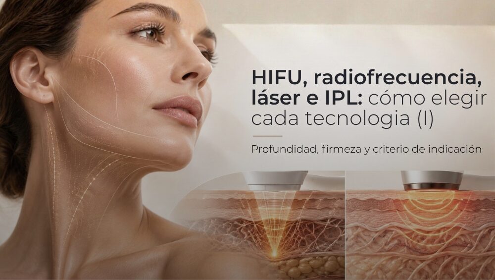 HIFU, RF, láser e IPL: cómo elegir cada tecnología (I)